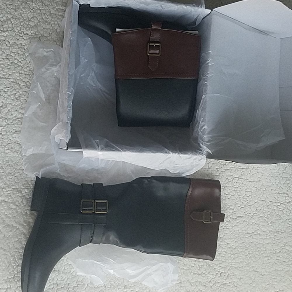 Black and Brown riding boots- Toetos Diane